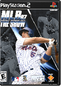 MLB 07 The Show Playstation 2 US box art